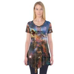 Pillar And Jets Short Sleeve Tunic 