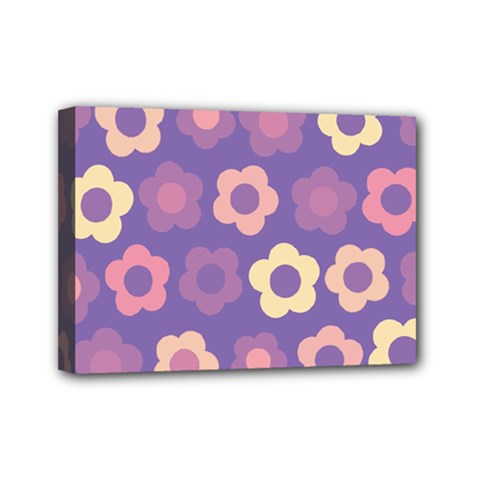 Floral Pattern Mini Canvas 7  X 5  by Valentinaart