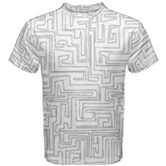 Pattern Men s Cotton Tee by Valentinaart