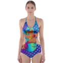 Mermaids Heaven Cut-Out One Piece Swimsuit View1