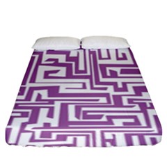 Pattern Fitted Sheet (king Size) by Valentinaart