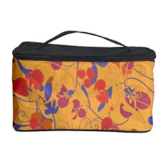 Floral Pattern Cosmetic Storage Case by Valentinaart