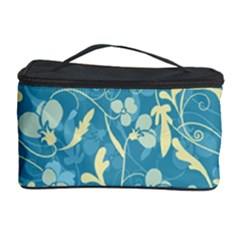 Floral Pattern Cosmetic Storage Case by Valentinaart