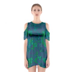 Floral Pattern Shoulder Cutout One Piece by Valentinaart