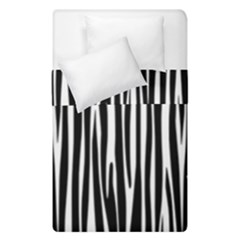 Zebra Pattern Duvet Cover Double Side (single Size) by Valentinaart