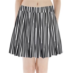 Zebra Pattern Pleated Mini Skirt