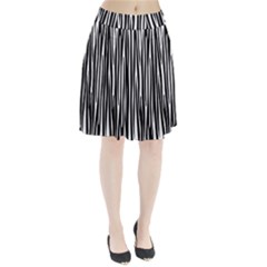 Zebra Pattern Pleated Skirt