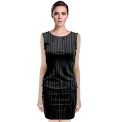 Pattern Sleeveless Velvet Midi Dress by Valentinaart