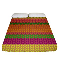 Pattern Fitted Sheet (king Size)
