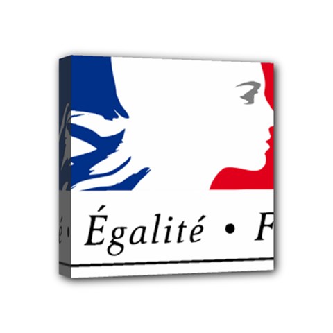 Symbol Of The French Government Mini Canvas 4  X 4  by abbeyz71