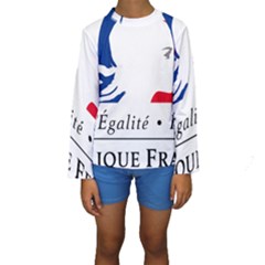 Symbol Of The French Government Kids  Long Sleeve Swimwear by abbeyz71