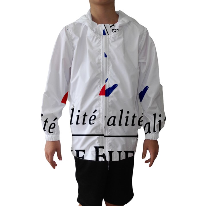 Symbol of the French Government Hooded Wind Breaker (Kids)