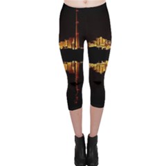 Waste Incineration Incinerator Capri Leggings  by Simbadda