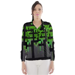 Binary Binary Code Binary System Wind Breaker (women) by Simbadda