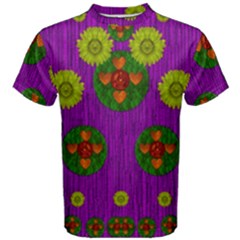 Buddha Blessings Fantasy Men s Cotton Tee by pepitasart