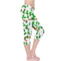 Leaves True Leaves Autumn Green Capri Leggings  View4