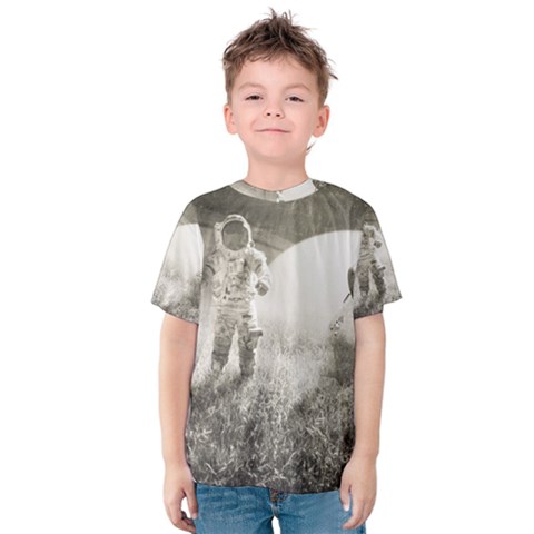 Astronaut Space Travel Space Kids  Cotton Tee by Simbadda