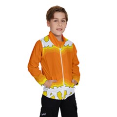 Sun Hot Orange Yrllow Light Wind Breaker (kids) by Alisyart