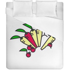 Tomatoes Carrots Duvet Cover (California King Size)