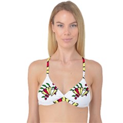 Tomatoes Carrots Reversible Tri Bikini Top