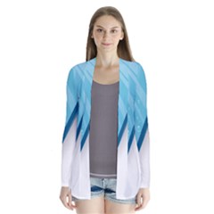 Water Bubble Waves Blue Wave Cardigans by Alisyart