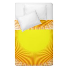 Sunlight Sun Orange Yellow Light Duvet Cover Double Side (single Size) by Alisyart
