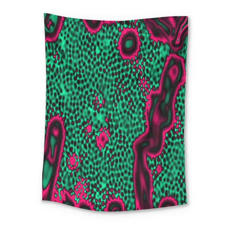 Reaction Diffusion Green Purple Medium Tapestry