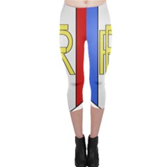 Semi-official Shield Of France Capri Leggings  by abbeyz71