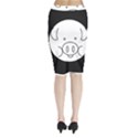 Pig Logo Midi Wrap Pencil Skirt View2