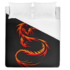 Dragon Duvet Cover (queen Size) by Simbadda