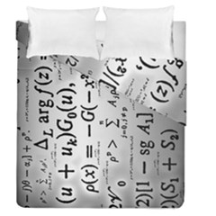 Science Formulas Duvet Cover Double Side (queen Size) by Simbadda
