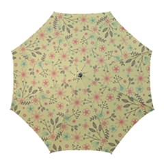 Seamless Spring Flowers Patterns Golf Umbrellas by TastefulDesigns