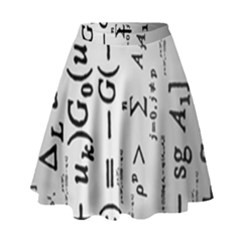 Science Formulas High Waist Skirt by Simbadda