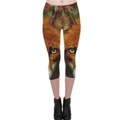 Fox Capri Leggings  by Simbadda