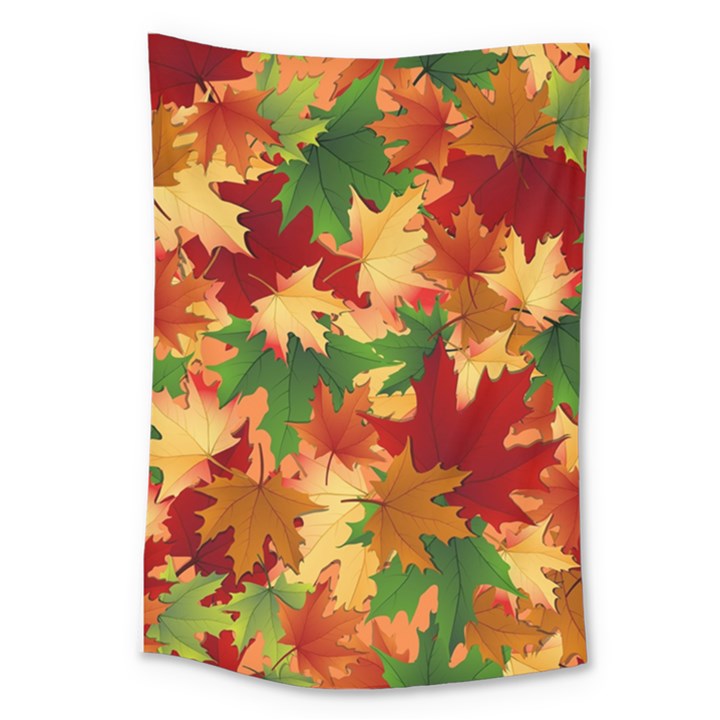 Autumn Leaves Large Tapestry