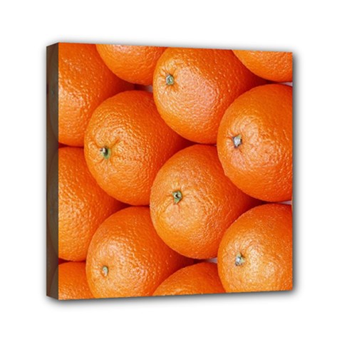 Orange Fruit Mini Canvas 6  X 6  by Simbadda