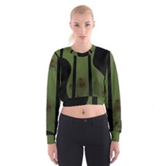 Fractal Prison Women s Cropped Sweatshirt by Simbadda