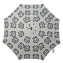 Animal Bison Grey Wild Hook Handle Umbrellas (Large) View1