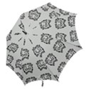 Animal Bison Grey Wild Hook Handle Umbrellas (Large) View2