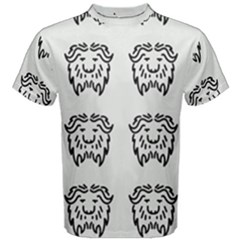 Animal Bison Grey Wild Men s Cotton Tee by Alisyart