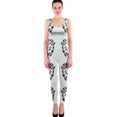 Animal Bison Grey Wild Onepiece Catsuit