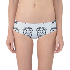 Animal Bison Grey Wild Classic Bikini Bottoms by Alisyart