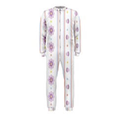 Beans Flower Floral Purple Onepiece Jumpsuit (kids)