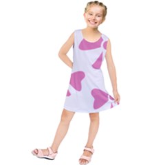 Bow Ties Pink Kids  Tunic Dress by Alisyart