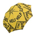 Caution Road Sign Help Cross Yellow Folding Umbrellas View2