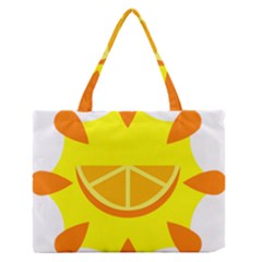 Citrus Cutie Request Orange Limes Yellow Medium Zipper Tote Bag by Alisyart