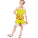 Citrus Cutie Request Orange Limes Yellow Kids  Tunic Dress View1