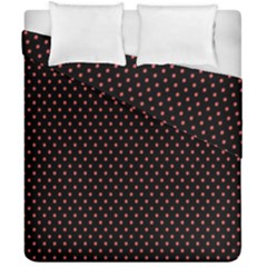 Colored Circle Red Black Duvet Cover Double Side (california King Size) by Alisyart