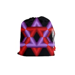 Star Of David Drawstring Pouches (medium)  by Simbadda