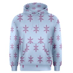 Flower Floral Different Colours Blue Purple Men s Pullover Hoodie by Alisyart